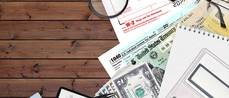 IRS form 1040 Individual income tax return