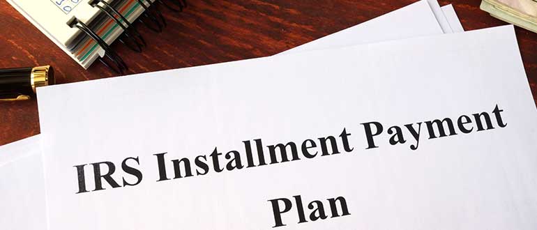 Papers with title IRS Installment Payment Plan