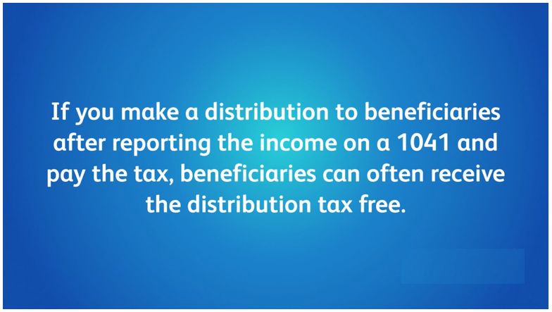 ▶ IRS Form 1041